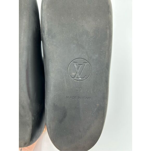 Louis Vuitton Sunbath LV Sandals Slides Monogram Mules Size 39, 9 - Picture 10 of 12